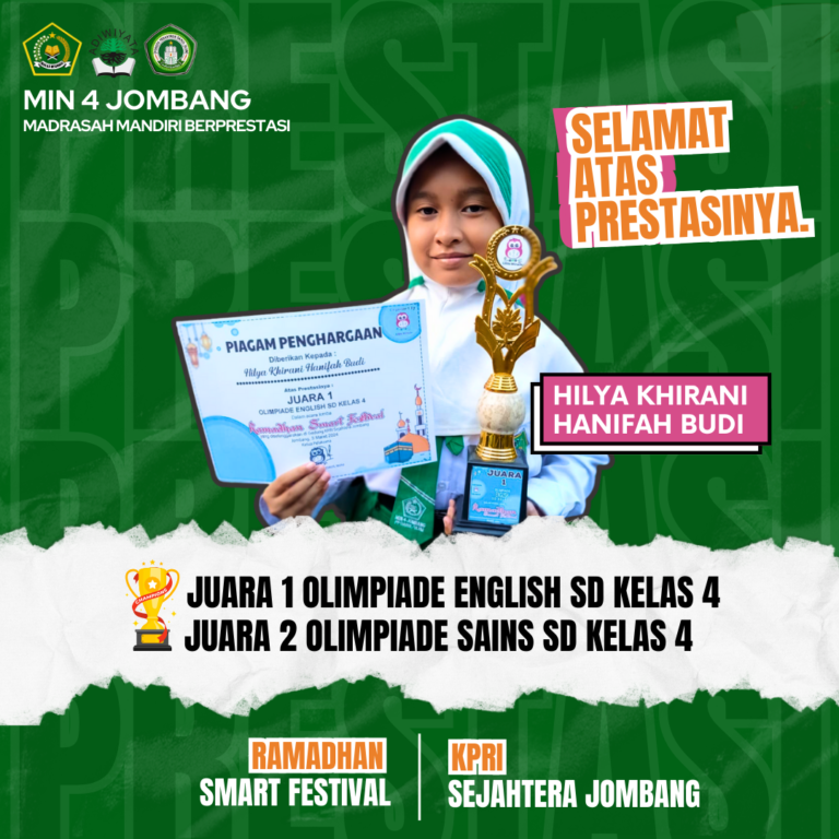 Peserta Didik MIN 4 Jombang Borong Juara Ramadhan Smart Festival