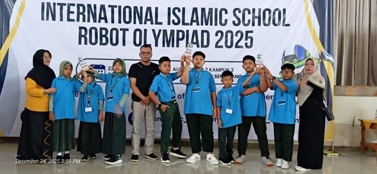 Peserta Didik MIN 4 Jombang Borong Juara 1, 2, dan 3 pada International Islamic School Robot Olympiad 2025