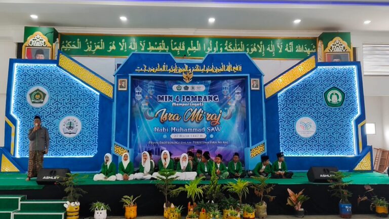 MIN 4 Jombang Peringati Isra’ Mi’raj, Momentum Perkuat Karakter dan Kecintaan pada Rasulullah SAW