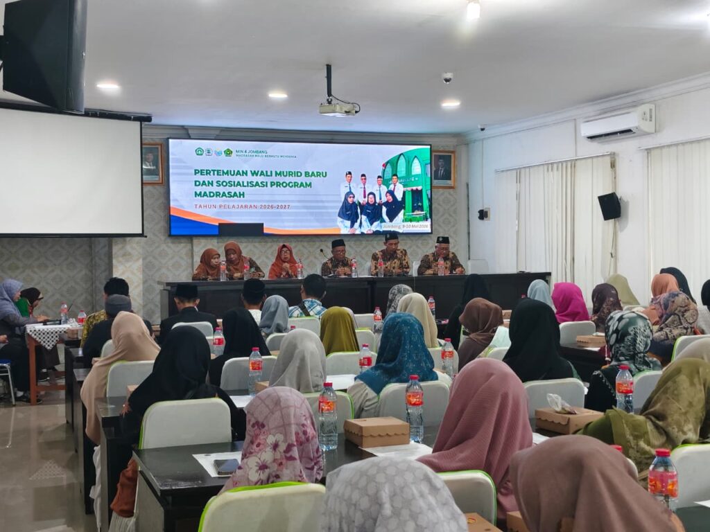 Sinergi Pendidikan, MIN 4 Jombang Gelar Pertemuan Wali Murid Baru dan Sosialisasi Program Madrasah